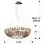 Pendul cristal Schuller Ariadna, 12xG9, crom, dimabil, telecomanda