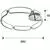 Plafoniera LED Schuller Colette, 65W, crom