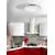 Plafoniera LED AZzardo Junona 33, 18W, 3000K, crom