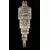 Candelabru cristal Maytoni Niagara, 16xE14, auriu