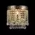 Aplica cristal  Maytoni Palace, 1xE27, auriu-transparent