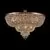 Plafoniera cristal Maytoni Palace, 14xE27, auriu-transparent