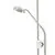 Lampadar LED Eglo Sarrione, 20.2W, alb-nichel satinat, dimabil