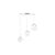 Pendul cristal LED Rabalux Chrissy, 20W, argintiu