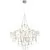 Candelabru cristal LED Nova Luce Goro, 18W, 3000K, auriu, transparent
