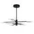 Lustra LED Nova Luce Genti, 54W, auriu, negru