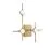 Aplica LED Nova Luce Atomo, 7,2W, auriu