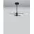 Lustra LED Nova Luce Genti, 54W, auriu, negru