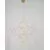 Candelabru cristal LED Nova Luce Goro, 18W, 3000K, auriu, transparent