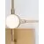 Aplica LED Nova Luce Atomo, 7,2W, auriu