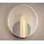 Aplica LED Nova Luce Genti, 8W, 3000K, 567 lumeni, D200 mm, auriu, negru