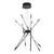 Pendul LED Nova Luce Raccio, 56W, negru, dimabil