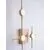 Aplica LED Nova Luce Atomo, 7,2W, auriu