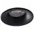 Spot fix incastrat AZzardo Adamo Midst, 1xGU10, negru mat, rotund, IP20