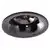 Spot fix incastrat AZzardo Adamo Midst, 1xGU10, crom negru, rotund, IP20