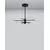 Lustra LED Nova Luce Genti, 54W, auriu, negru