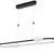 Pendul LED Nova Luce Celia, 44,2W, negru, dimabil