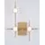 Aplica LED Nova Luce Atomo, 7,2W, auriu