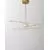 Lustra LED Nova Luce Raccio, 40W, alama, auriu, dimabil