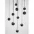 Pendul LED Nova Luce Nocci, 45W, negru