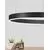 Pendul LED Nova Luce Motif, 50W, 3000K, D80 cm, negru, dimabil Triac