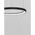Pendul LED Nova Luce Pertino, 38W, 3000K, negru, dimabil
