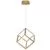 Pendul LED Nova Luce Gabbia, 45W, auriu, dimabil