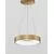 Pendul LED Nova Luce Rando Thin, 30W, auriu, dimabil