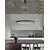 Pendul LED Nova Luce Empatia, 35W, 3000K, negru, dimabil
