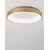 Plafoniera LED Nova Luce Rando Thin, 50W, auriu, dimabil