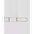 Pendul LED Nova Luce Arte, 31,2W, auriu, dimabil