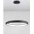 Pendul LED Nova Luce Albi, 80W, negru, dimabil
