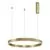 Pendul LED Nova Luce Motif, 40W, alama, dimabil