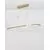Pendul LED Nova Luce Celia, 44,2W, alb, auriu satinat, dimabil