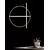 Pendul LED Nova Luce Arte, 53W, 3000K, L52 cm, Hmax 1200 cm, auriu, dimabil Triac