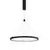 Pendul LED Nova Luce Empatia, 35W, 3000K, negru, dimabil