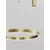 Pendul LED Nova Luce Motif, 40W, alama, dimabil