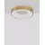 Plafoniera LED Nova Luce Rando Thin, 30W, 3000K, D38 cm, auriu, dimabil Triac