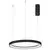 Pendul LED Nova Luce Pertino, 38W, 3000K, negru, dimabil