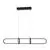 Pendul LED Nova Luce Arte, 31,2W, negru mat, dimabil