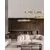 Pendul LED Nova Luce Motif, 55W, alama, auriu, dimabil