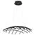 Pendul LED Nova Luce Narvi, 83W, negru, dimabil