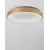 Plafoniera LED Nova Luce Rando Thin, 50W, auriu, dimabil