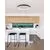 Plafoniera LED Nova Luce Pertino, 48W, negru, dimabil