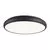 Plafoniera LED Nova Luce Gap, 50W, 3000K, D51 cm, negru