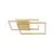 Plafoniera LED Nova Luce Bilbao, 42W, auriu rustic, dimabil