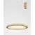Pendul LED Nova Luce Fiore, 60W, alama antica, dimabil