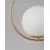 Pendul Nova Luce Obitar, 1xE27, alb opal, auriu