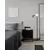 Lampadar LED Nova Luce Joline, 9W, alb opal, negru