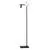 Lampadar LED Nova Luce Joline, 9W, alb opal, negru